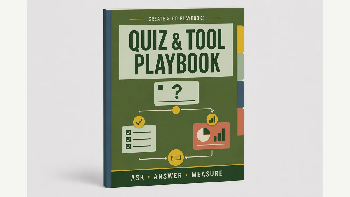 Quiz & Tool Playbook product cover