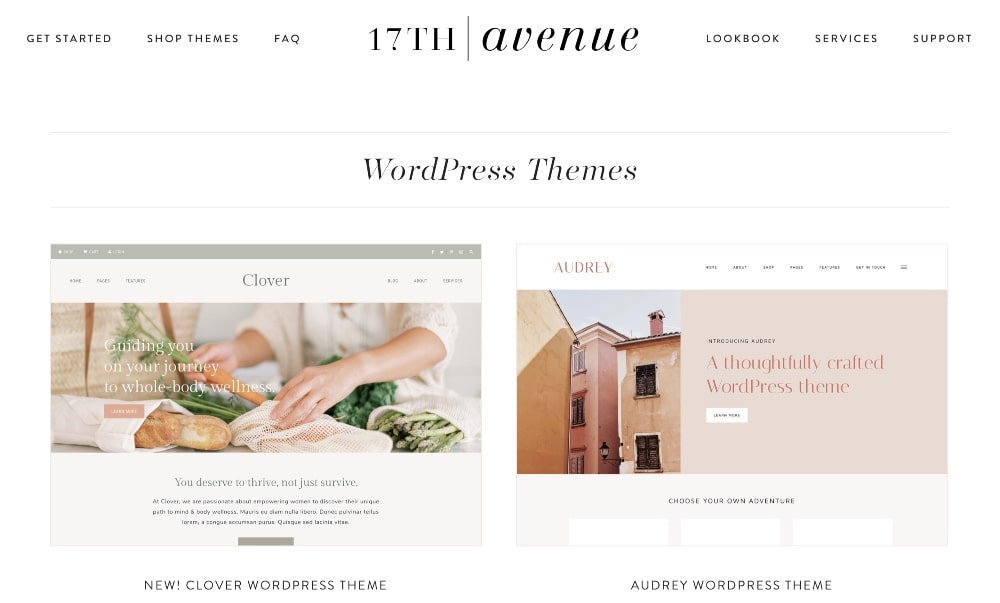 17th ave Wordpress themes