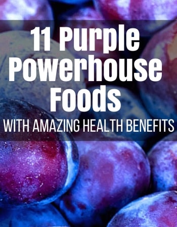 Pinterest pin for purple powerhouse foods