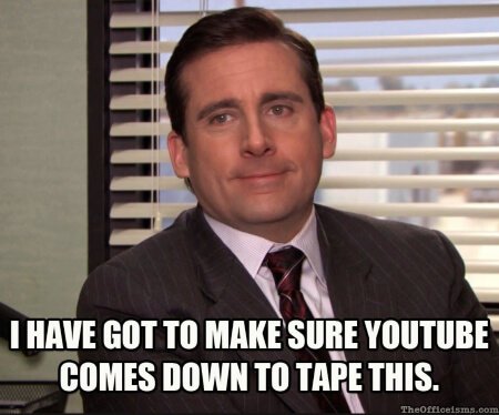 michael scott youtube meme