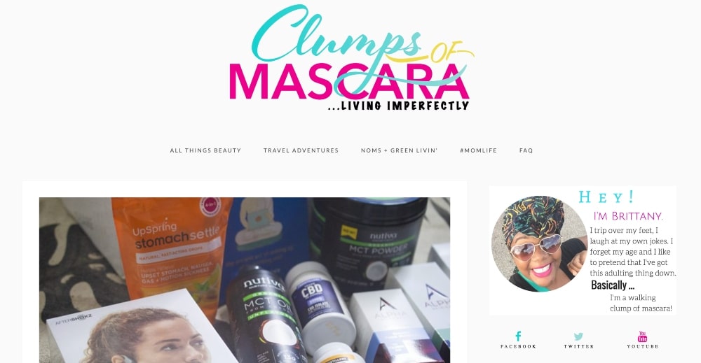Clumps of Mascara beauty blog