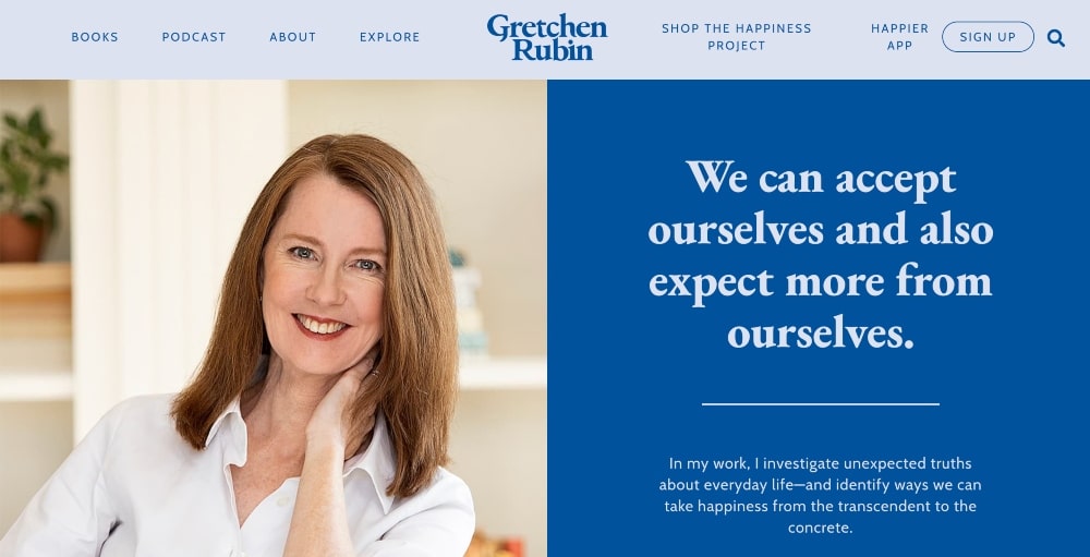 Gretchen Rubin website