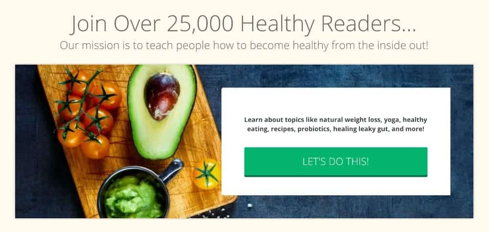 health blog email newsletter