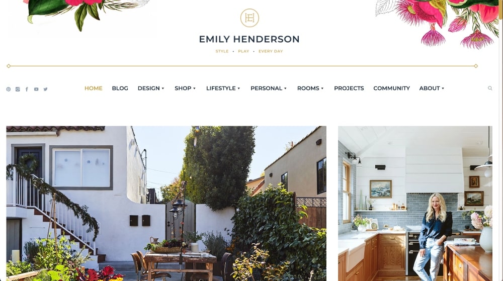 Emily Henderson website screenshot