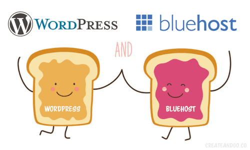 WordPress and Bluehost for blogging platform and hosting