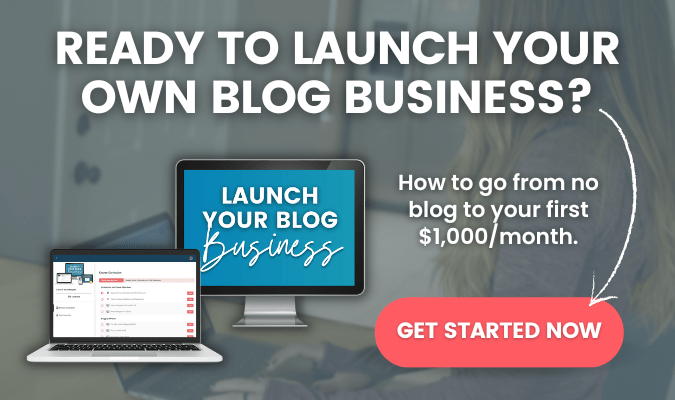 launch your blog biz banner for how much do bloggers make