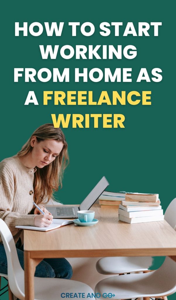 work at home as a freelance writer pin min