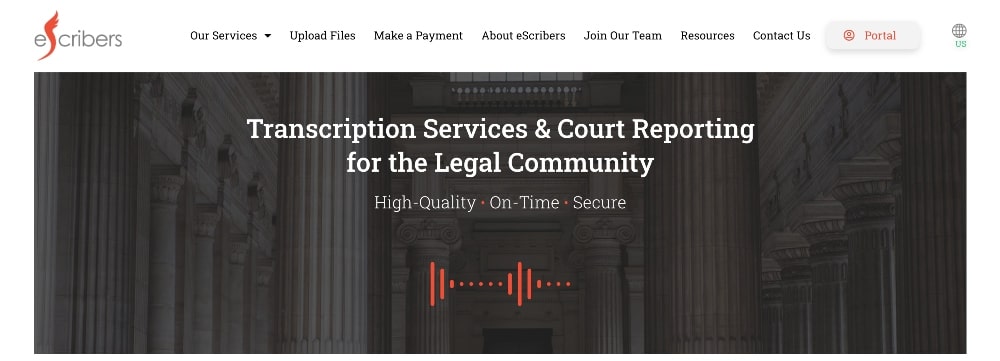 escribers legal transcription jobs