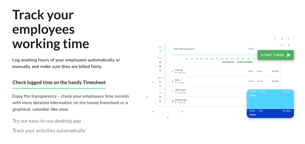 timecamp employee time tracking