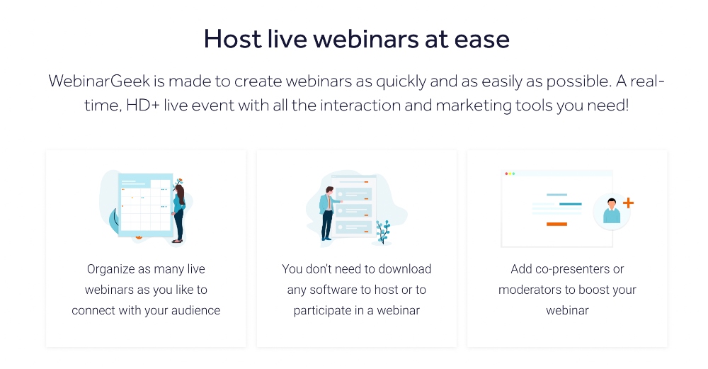 webinargeek features