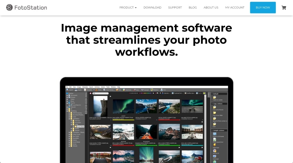 Fotostation image management software