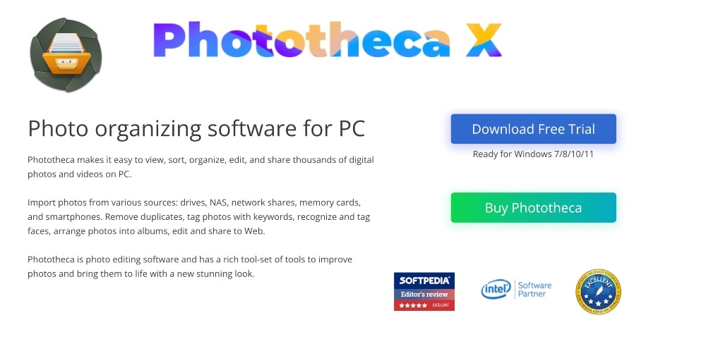 Phototheca image organizer software