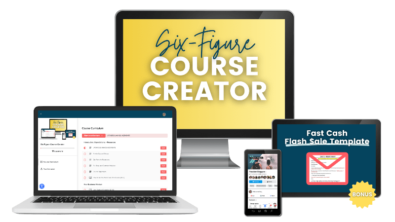 six figure course creator by Create and Go