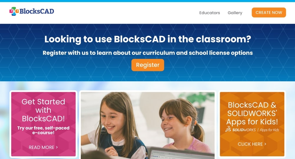 BlocksCAD website