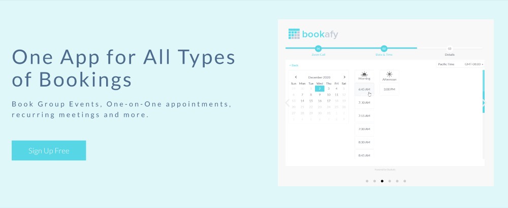 Bookafy features