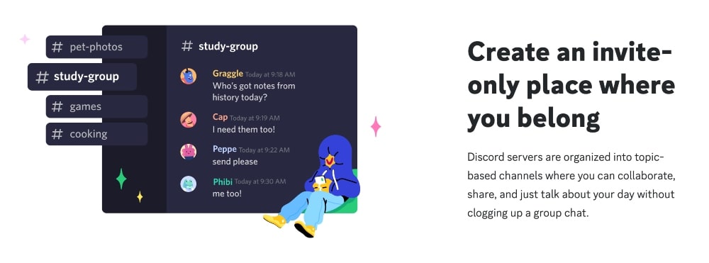 Discord features