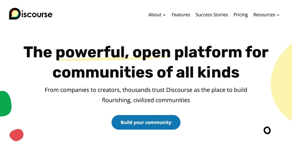 Discourse website