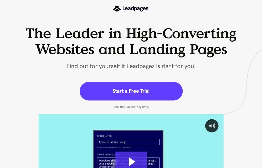 LeadPages landing pages-min