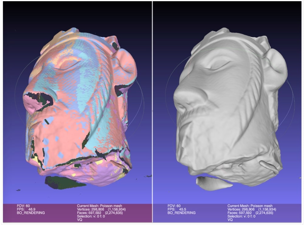 MeshLab features