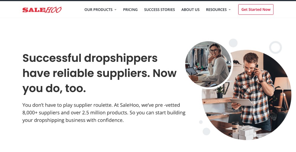 Salehoo dropshipping website
