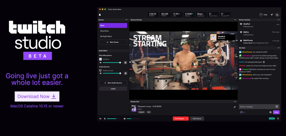 how to stream on Twitch with Twitch studio software 