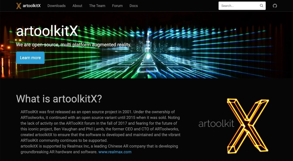ARToolKit website