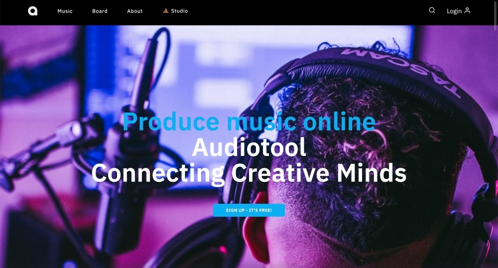 Audiotool website