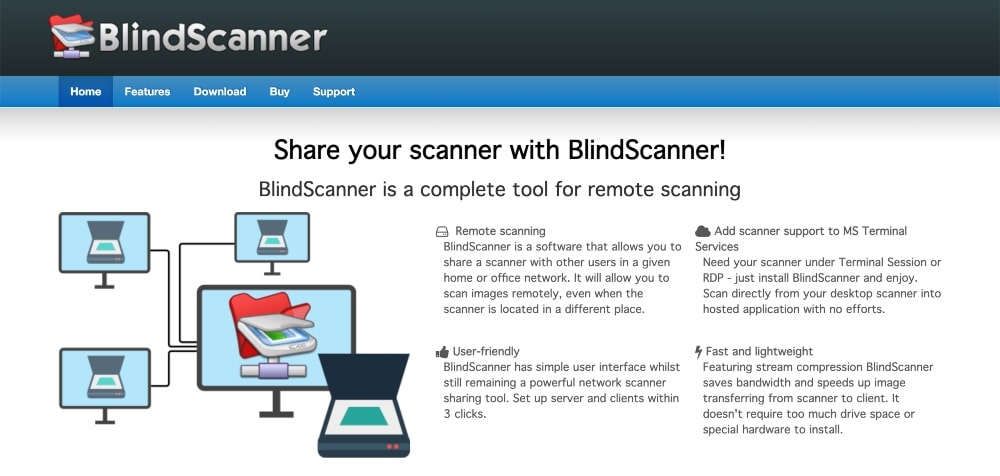 BlindScanner website