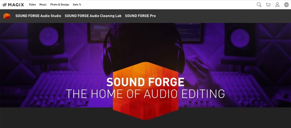 SoundForge website