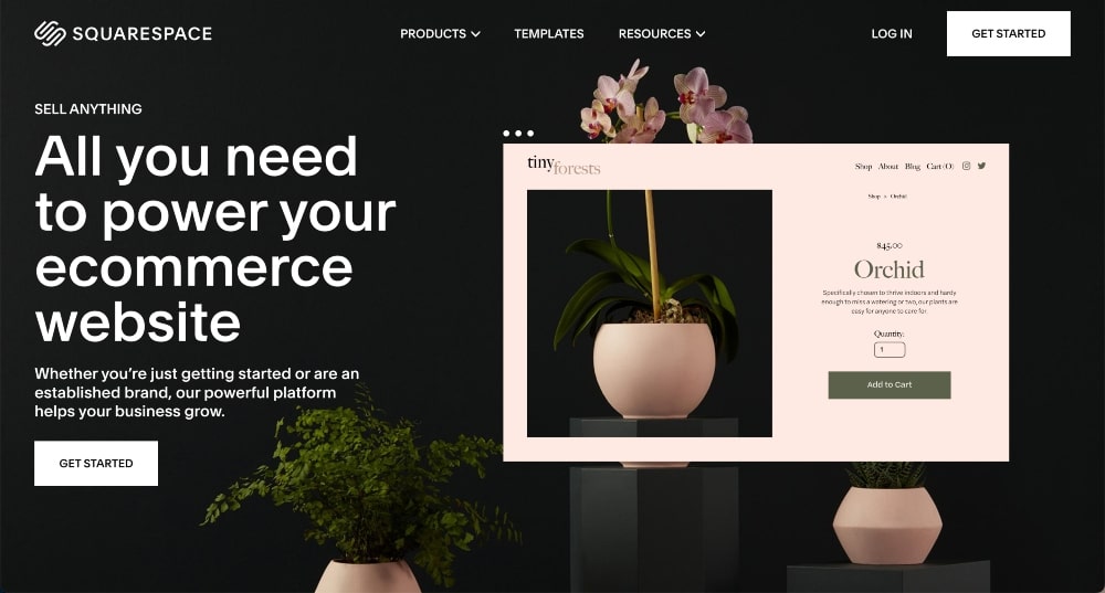 Squarespace website