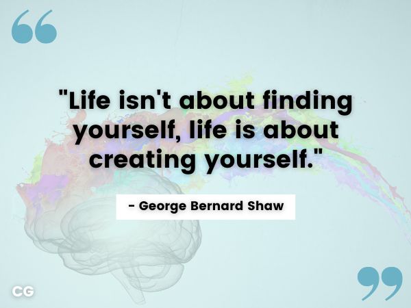 creating yourself quote