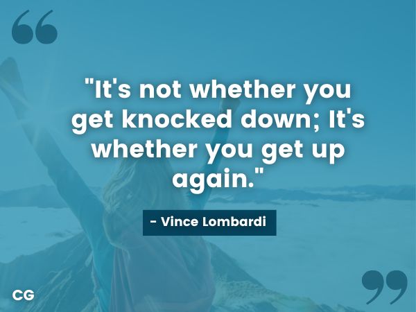 knocked down quote