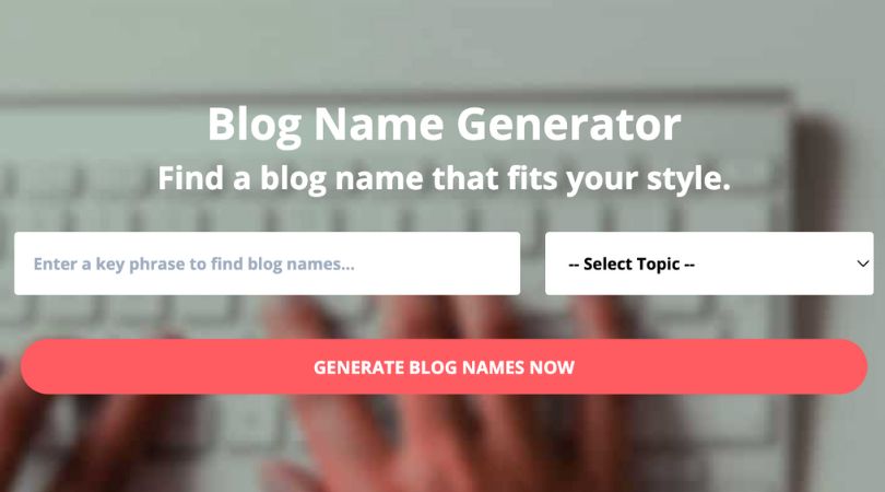 blog name generator featured image min