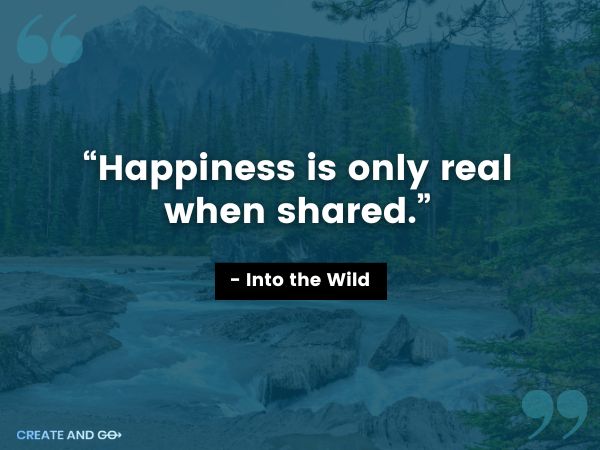 into the wild short positive quote