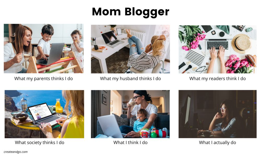 mom blogger meme
