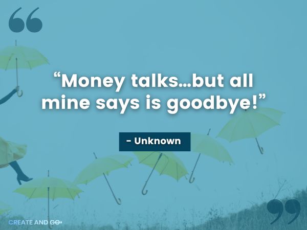 unknown author money quote