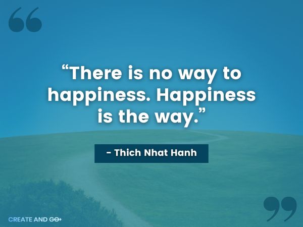 way to happiness quote