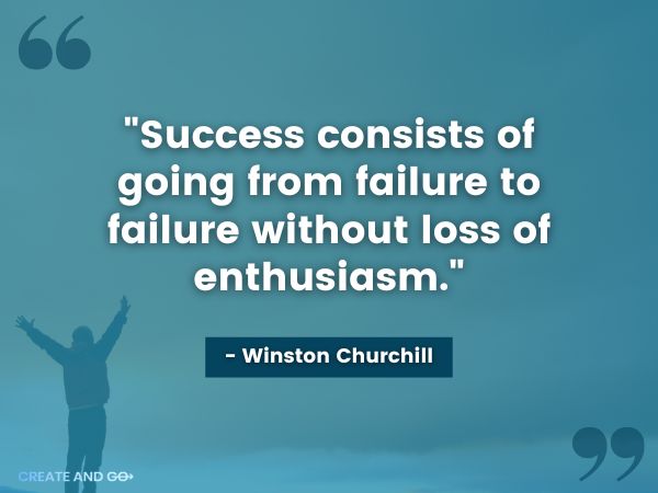 winston churchill success quote