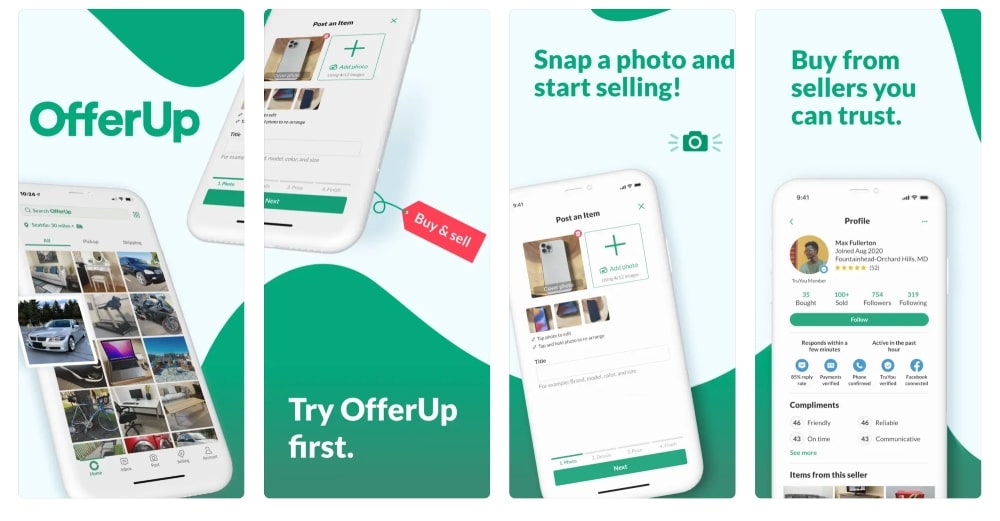 OfferUp app store screenshot