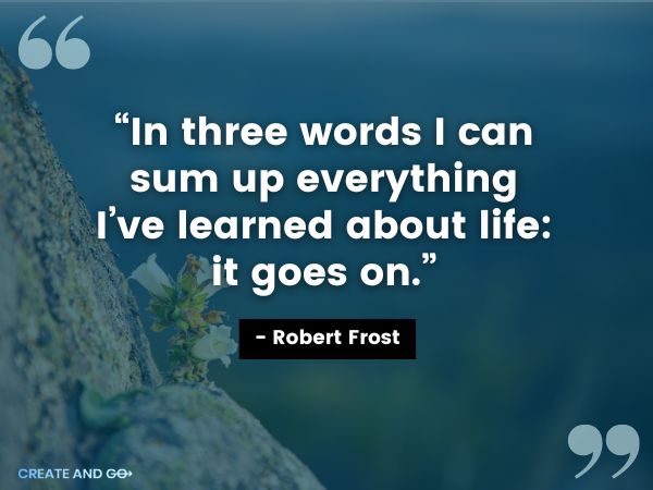 Robert Frost quote