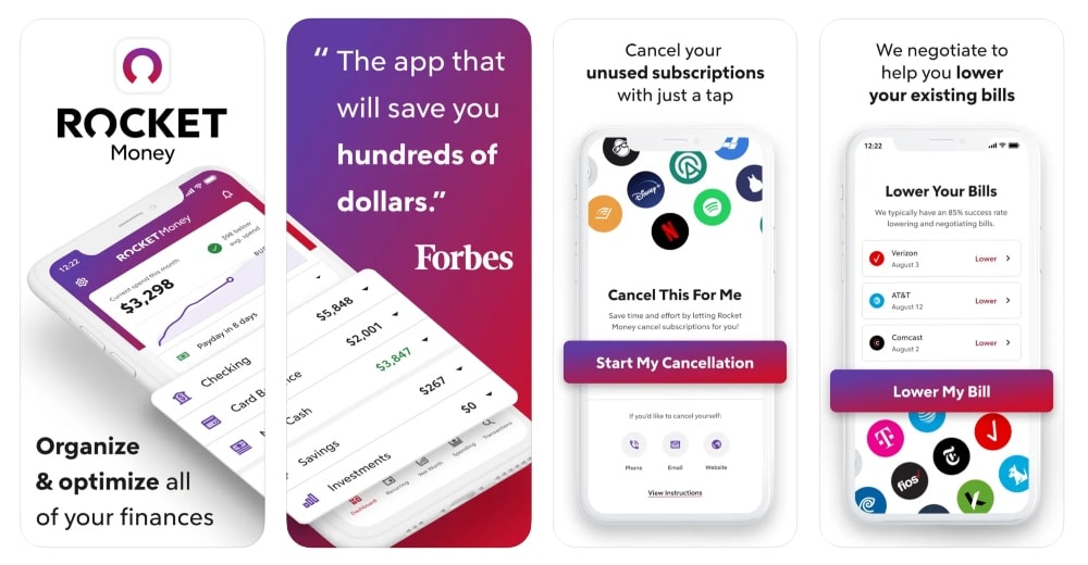 Rocket Money app store screenshot