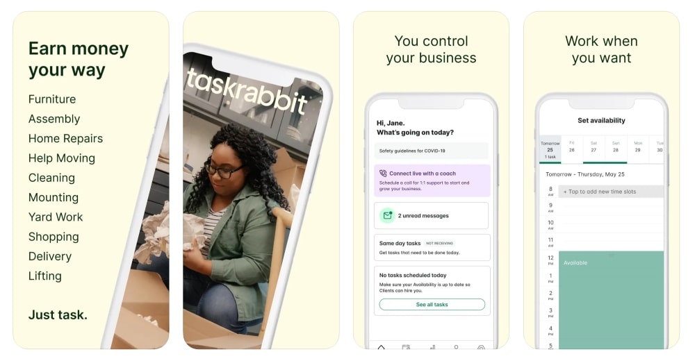 TaskRabbit app store screenshot