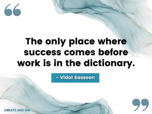 Vidal Sassoon quote