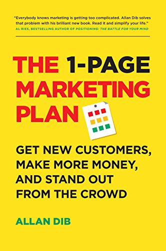1-Page Marketing Plan cover
