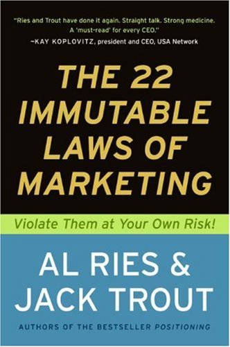 22 Immutable Laws of Marketing cover