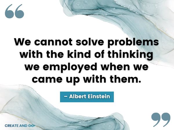 Albert Einstein problems quote
