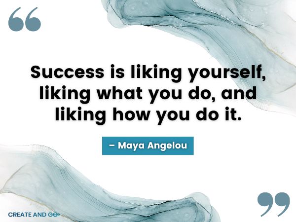 Maya Angelou love yourself quote