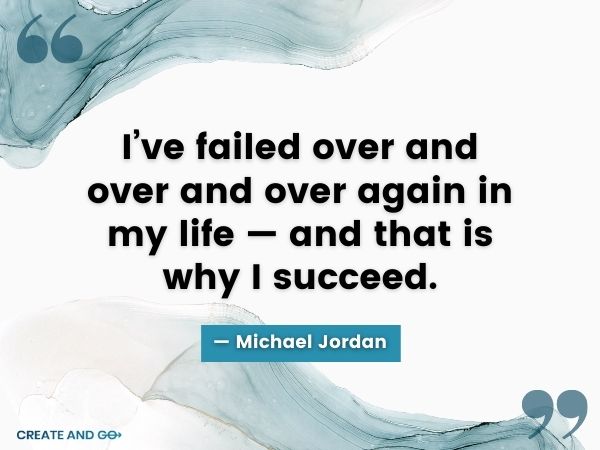 Michael Jordan failure quote