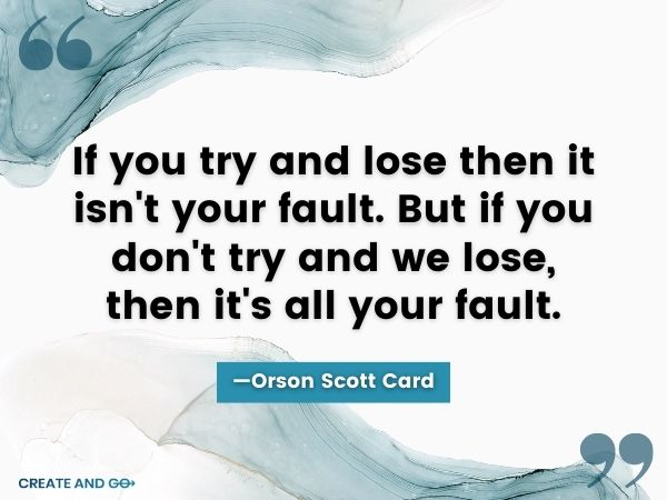 Orson Scott Card quote