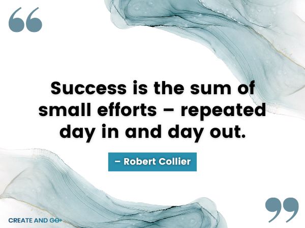 Robert Collier success sum quote